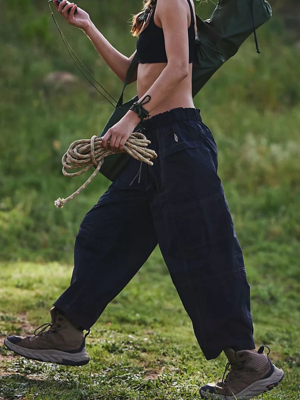 FP Movement In the Wild Hiking Pants Nylon Gorpcore Wide Leg Cargo XL